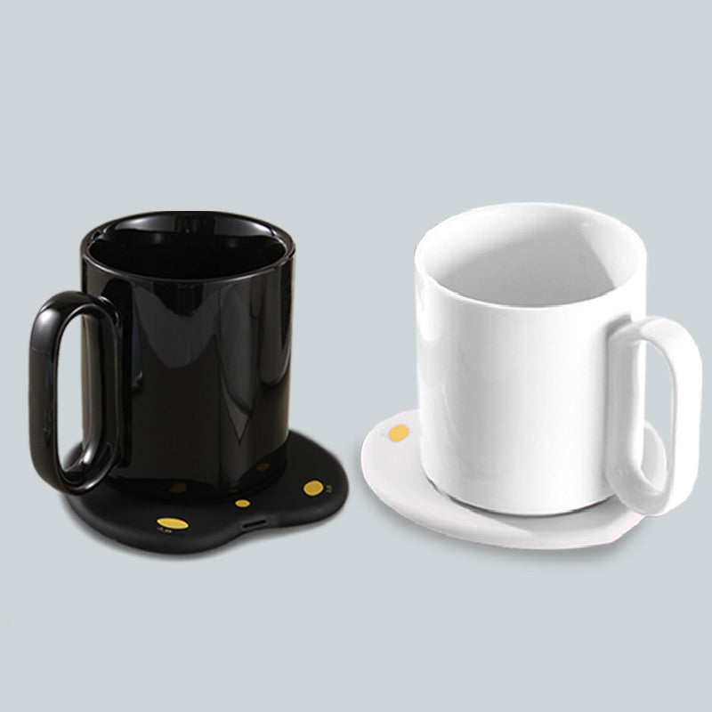 Ceramic Heat Induction Mug w/ Wireless Charger