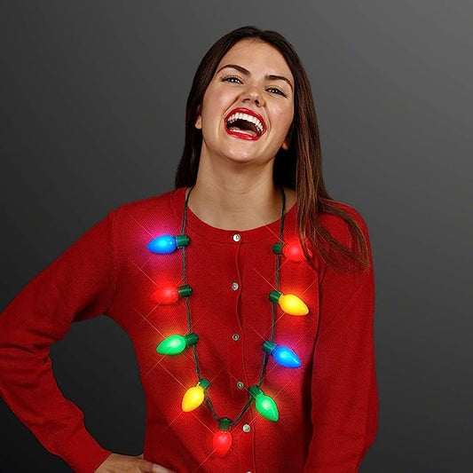 Xmas LED Light-Up Necklace