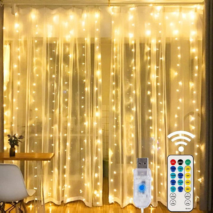 LED Curtain String Lights