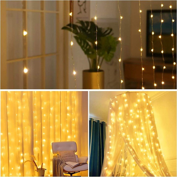 LED Curtain String Lights